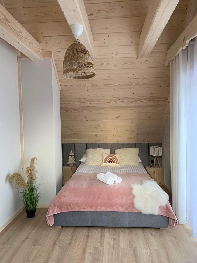 Uroczy Drewniany Domek - Domki Pod Brzegiem Zakopane Exteriör bild