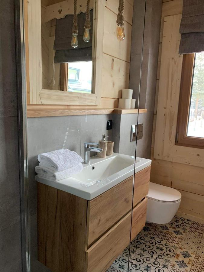 Uroczy Drewniany Domek - Domki Pod Brzegiem Zakopane Exteriör bild